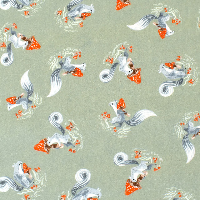 生地 dear STELLA-ディアステラ- スクワラルズ/シーチング(STELLA-DRR1934) LAUREL 09Ac05_