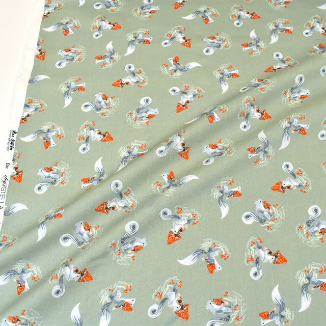 生地 dear STELLA-ディアステラ- スクワラルズ/シーチング(STELLA-DRR1934) LAUREL 09Ac05_