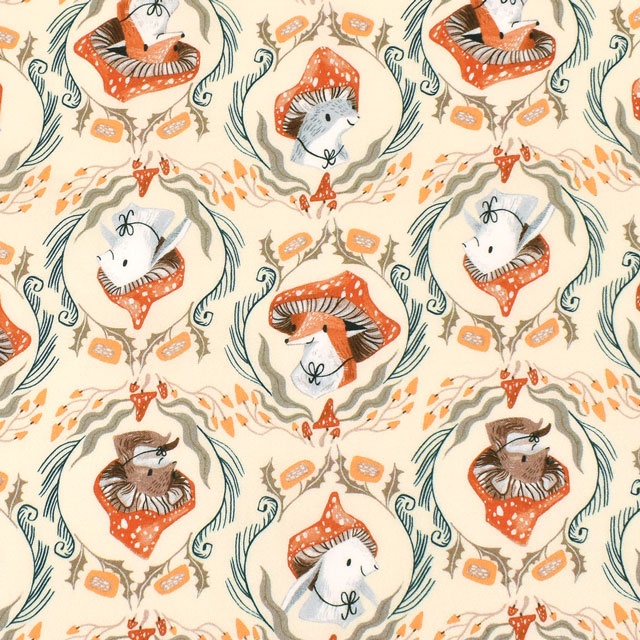 生地 dear STELLA-ディアステラ- フンギ・キャップス/シーチング(STELLA-DRR1929) STRAW 09Ac05_