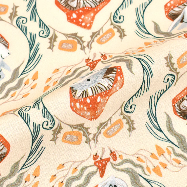 生地 dear STELLA-ディアステラ- フンギ・キャップス/シーチング(STELLA-DRR1929) STRAW 09Ac05_