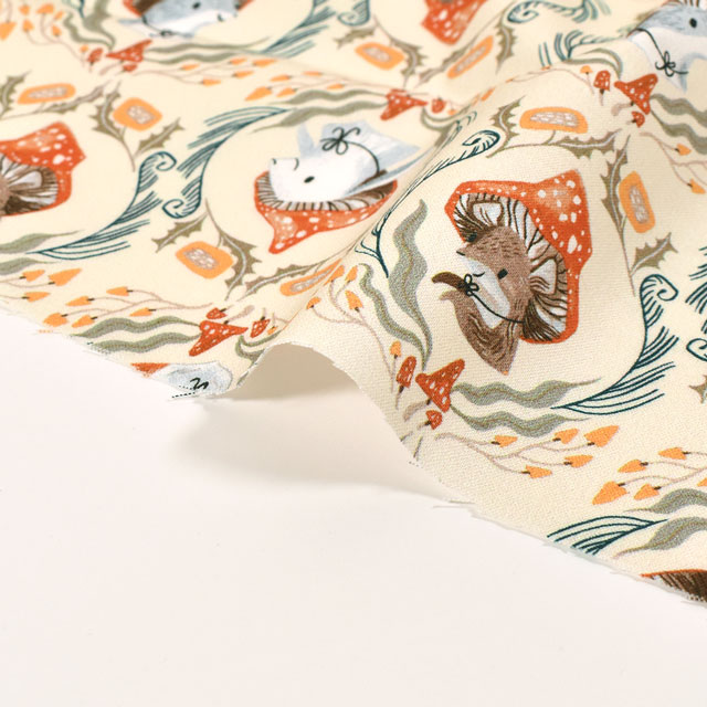 生地 dear STELLA-ディアステラ- フンギ・キャップス/シーチング(STELLA-DRR1929) STRAW 09Ac05_