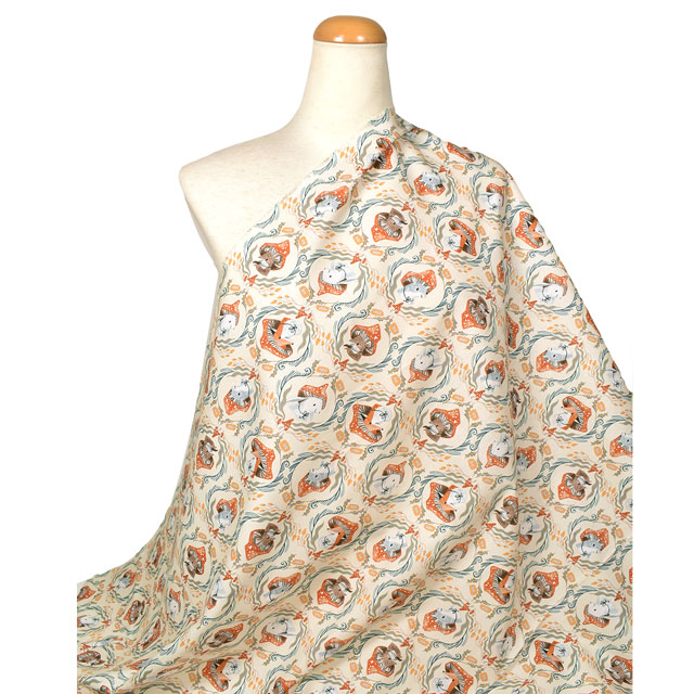 生地 dear STELLA-ディアステラ- フンギ・キャップス/シーチング(STELLA-DRR1929) STRAW 09Ac05_