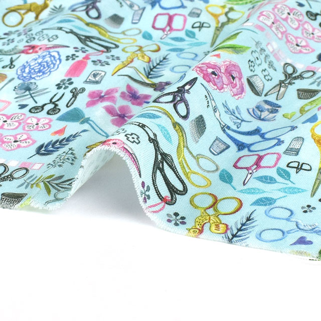 生地 dear STELLA-ディアステラ- ソーイング・シザーズ/シーチング(STELLA-DMB2032) MULTI 09Ac05_