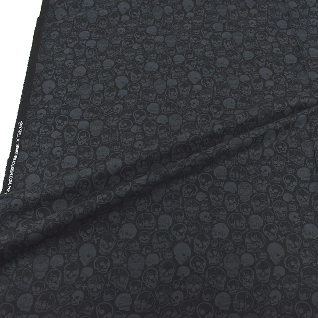 生地 dear STELLA-ディアステラ- ボーン・トゥ・ビー・ワイルド/シーチング(STELLA-P1926) BLACK 99Zz99_