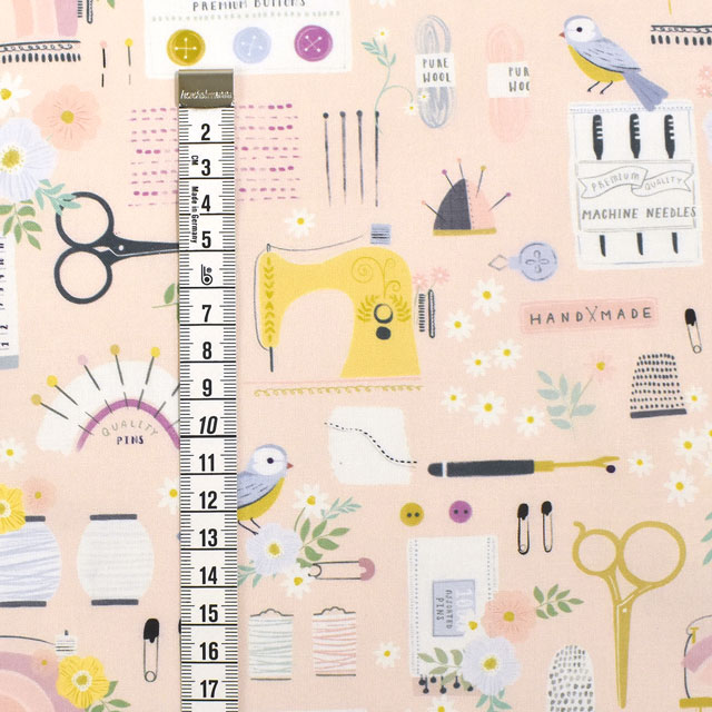 生地 dear STELLA-ディアステラ- レディ・スレディ・ソウ/シーチング(STELLA-D2184) APRICOT 09Ac05_