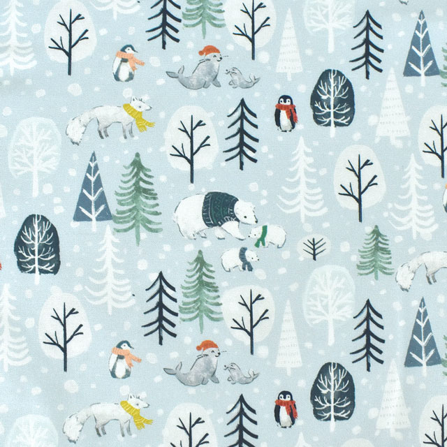 生地 dear STELLA-ディアステラ- アークティック・アニマルズ/シーチング(STELLA-DCJ2205) MULTI.マルチ 99Zz99_