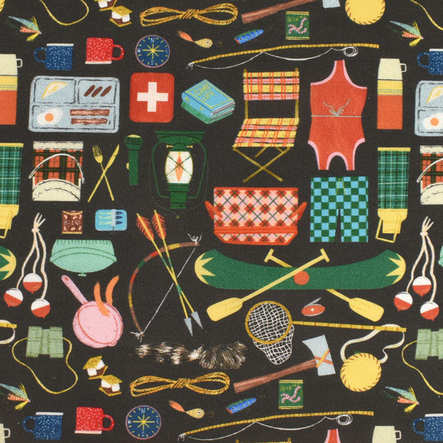 生地 dear STELLA-ディアステラ- GONE CAMPING キャンピング・ギア/シーチング(STELLA-DFG2496) EBONY.エボニー 09Ac05_