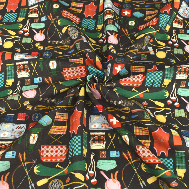 生地 dear STELLA-ディアステラ- GONE CAMPING キャンピング・ギア/シーチング(STELLA-DFG2496) EBONY.エボニー 09Ac05_