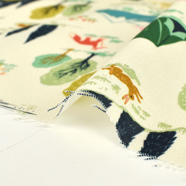 生地 dear STELLA-ディアステラ- GONE CAMPING ゴーン・キャンピング/シーチング(STELLA-DFG2499) CREAM.クリーム 09Ac05_