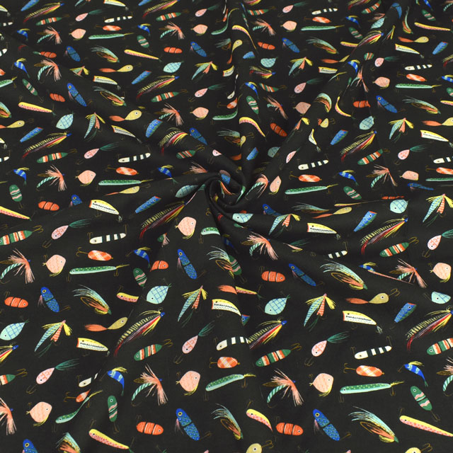 生地 dear STELLA-ディアステラ- GONE CAMPING ルアーズ/シーチング(STELLA-DFG2501) EBONY.エボニー 99Zz99_