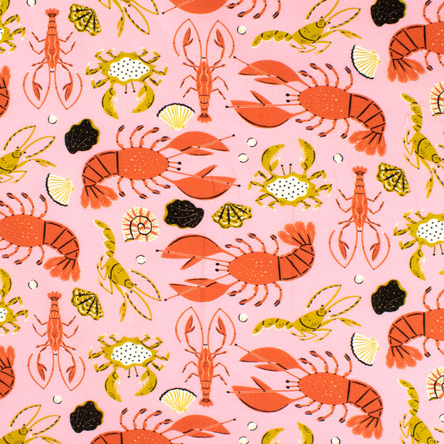 生地 dear STELLA-ディアステラ- SHELLFISH シェルフィッシュ/シーチング(STELLA-DFG2718) BLOSSOM.ブロッサム 99Zz99_