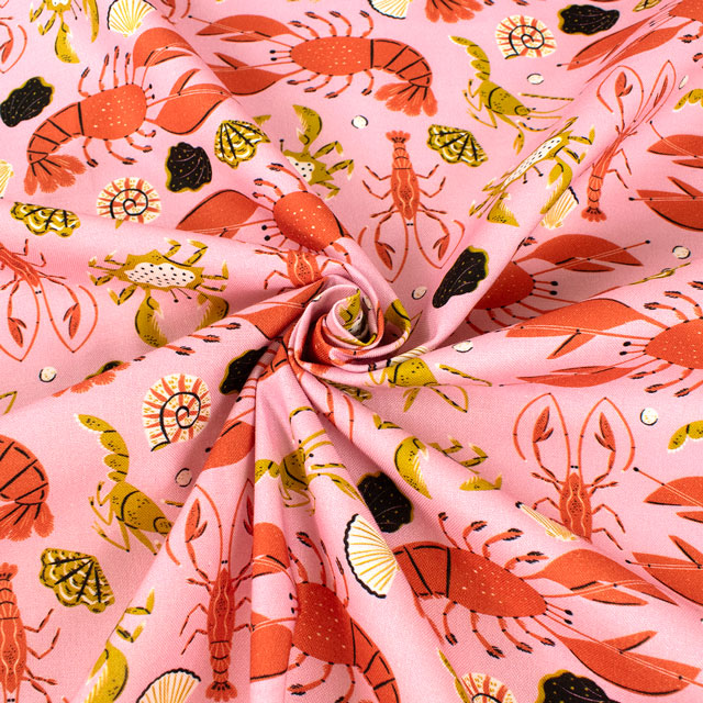 生地 dear STELLA-ディアステラ- SHELLFISH シェルフィッシュ/シーチング(STELLA-DFG2718) BLOSSOM.ブロッサム 99Zz99_