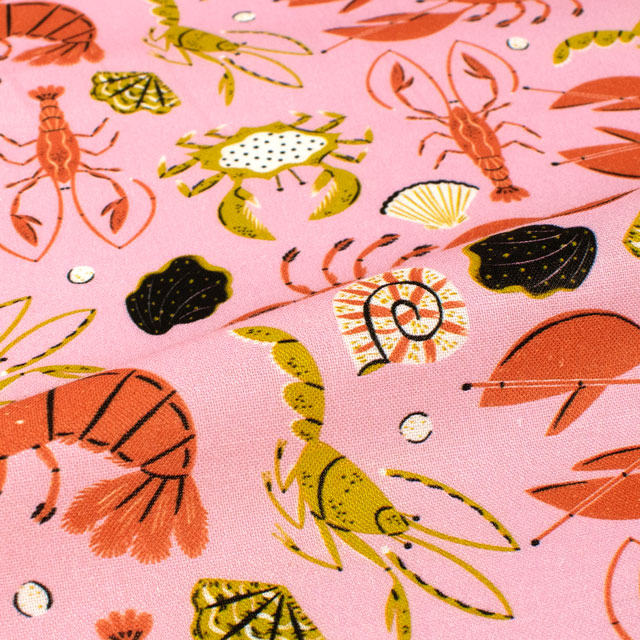 生地 dear STELLA-ディアステラ- SHELLFISH シェルフィッシュ/シーチング(STELLA-DFG2718) BLOSSOM.ブロッサム 99Zz99_