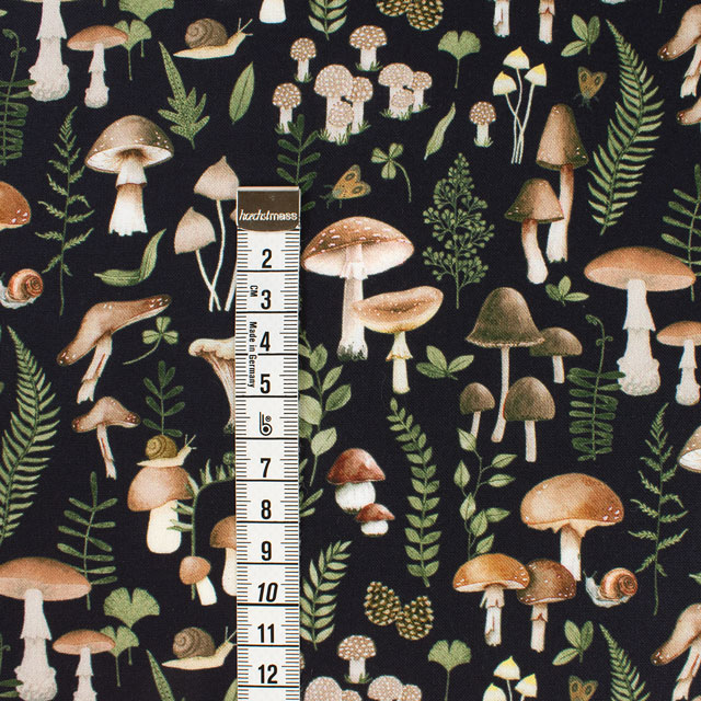 生地 dear STELLA-ディアステラ- SHITAKE HAPPENS シイタケ・ハップンズ/シーチング(STELLA-D2726) MIDNIGHT.ミッドナイト 09Ac05_