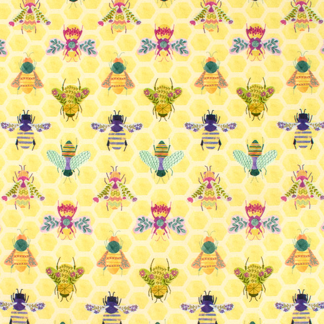 生地 dear STELLA-ディアステラ- BEE CURIOUS ビー・キュリオス/シーチング(STELLA-DPJ2705) LIMELIGHT.ライムライト 09Ac05_