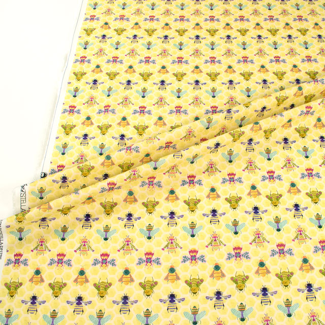 生地 dear STELLA-ディアステラ- BEE CURIOUS ビー・キュリオス/シーチング(STELLA-DPJ2705) LIMELIGHT.ライムライト 09Ac05_