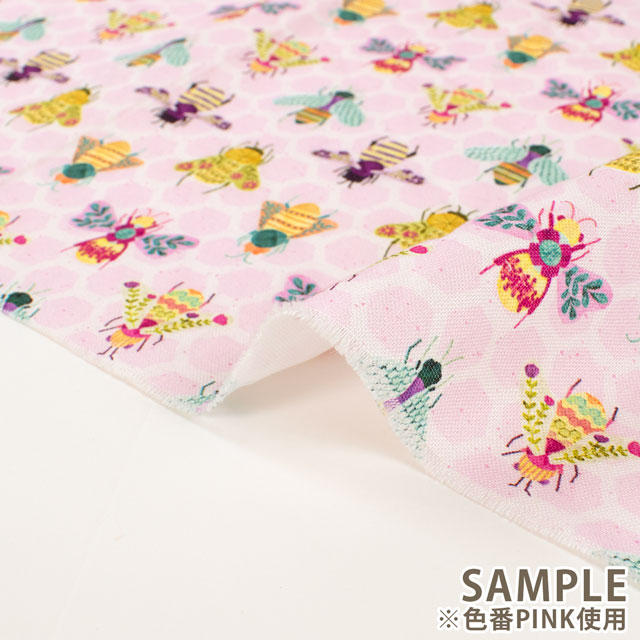 生地 dear STELLA-ディアステラ- BEE CURIOUS ビー・キュリオス/シーチング(STELLA-DPJ2705) LIMELIGHT.ライムライト 09Ac05_