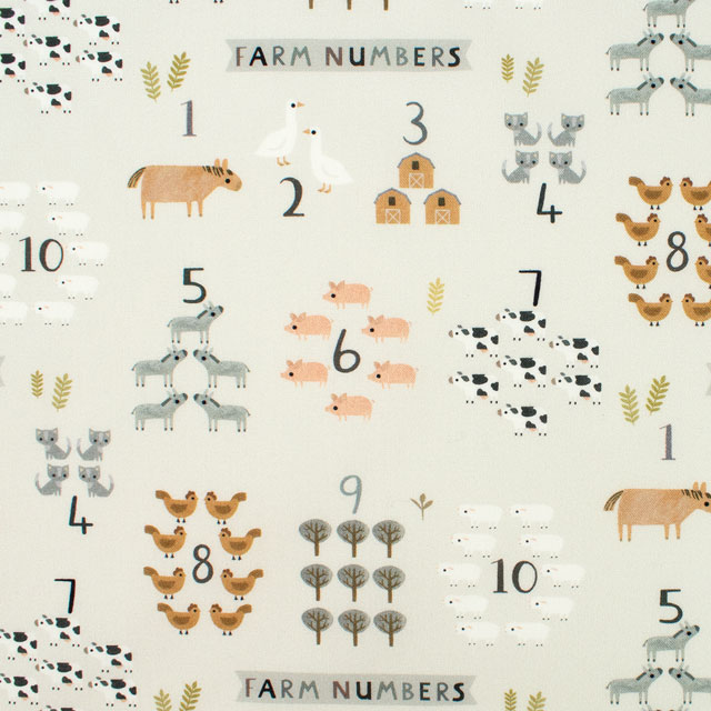 生地 dear STELLA-ディアステラ- FARM NUMBERS ファーム・ナンバーズ/シーチング(STELLA-DLT2795) ANGORA.アンゴラ 09Ac05_