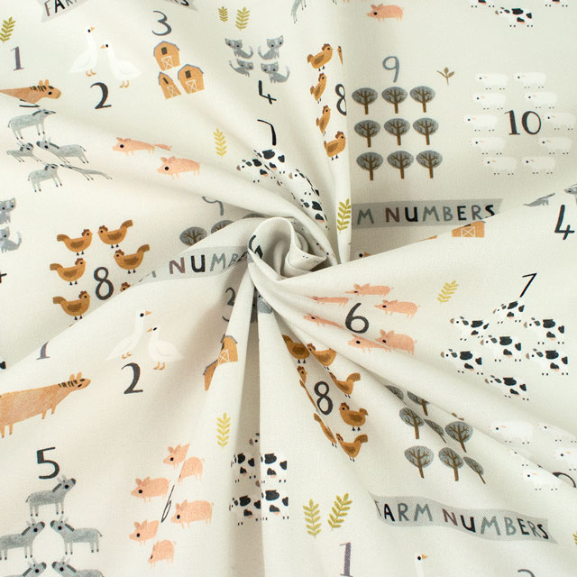 生地 dear STELLA-ディアステラ- FARM NUMBERS ファーム・ナンバーズ/シーチング(STELLA-DLT2795) ANGORA.アンゴラ 09Ac05_