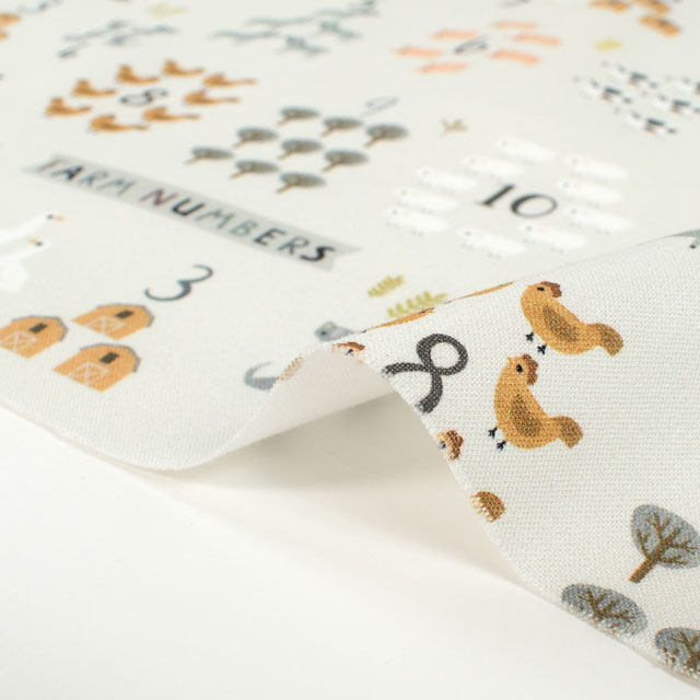 生地 dear STELLA-ディアステラ- FARM NUMBERS ファーム・ナンバーズ/シーチング(STELLA-DLT2795) ANGORA.アンゴラ 09Ac05_