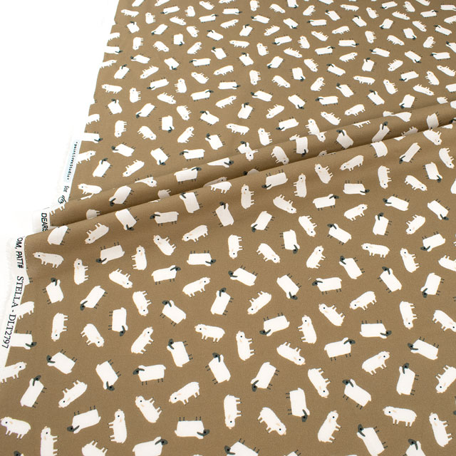 生地 dear STELLA-ディアステラ- SHEEP THRILLS シープ・スリルズ/シーチング(STELLA-DLT2797) TOFFEE.トフィー 09Ac05_