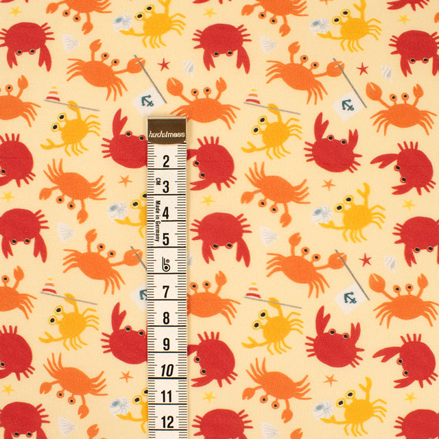 生地 dear STELLA-ディアステラ- CRABBY GRABBERS クラビー・グラバーズ/シーチング(STELLA-DLW2804) SAND.サンド 09Ac05_