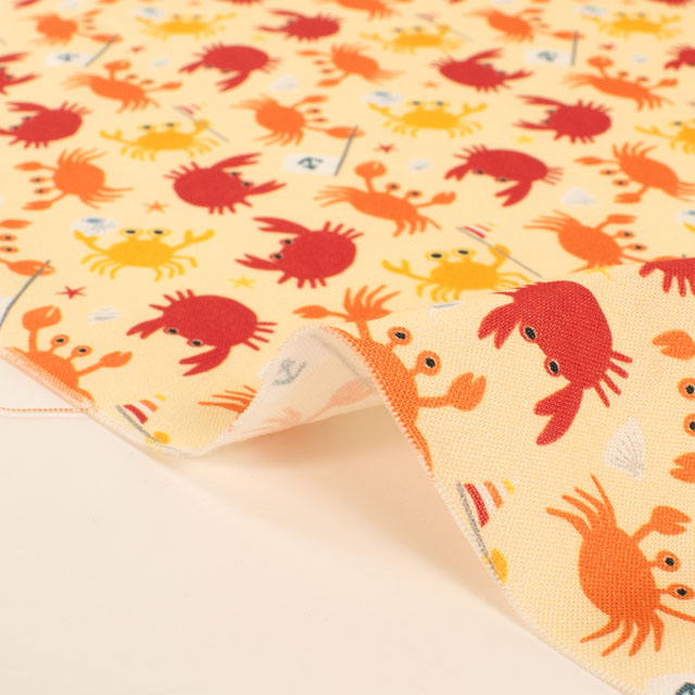 生地 dear STELLA-ディアステラ- CRABBY GRABBERS クラビー・グラバーズ/シーチング(STELLA-DLW2804) SAND.サンド 09Ac05_