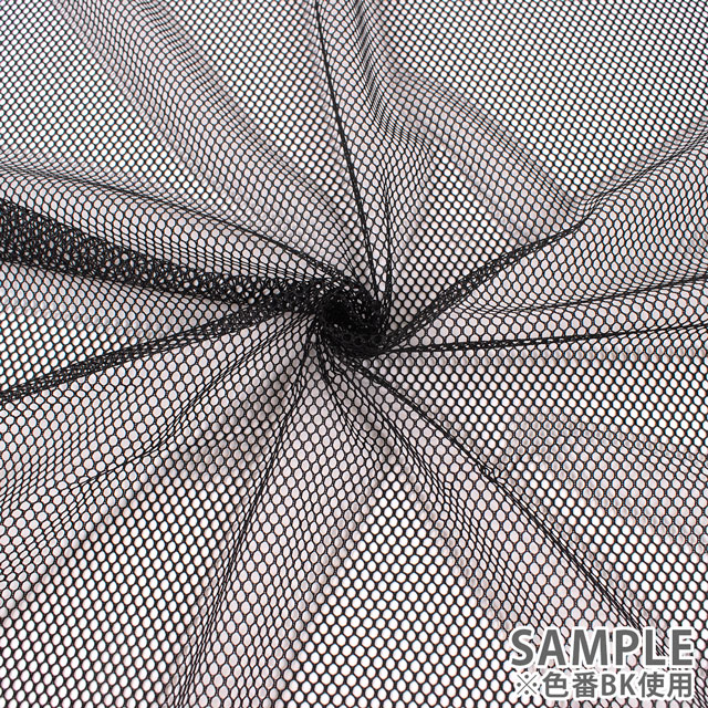 生地 PRメッシュ S(T-1190) 4.赤 10Bj14_