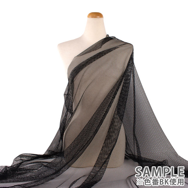 生地 PRメッシュ S(T-1190) 4.赤 10Bj14_