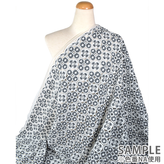 生地 コットンレ-ス(T15154) PI.ピンク 99Zz99_