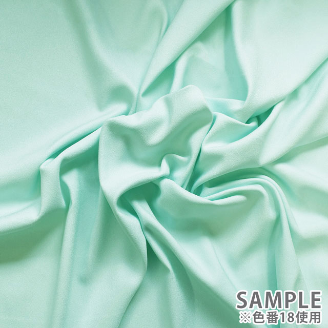 生地 バックサテンストレッチ (T3770) 26.ブルー 99Zz99_