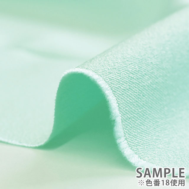 生地 バックサテンストレッチ (T3770) 26.ブルー 99Zz99_