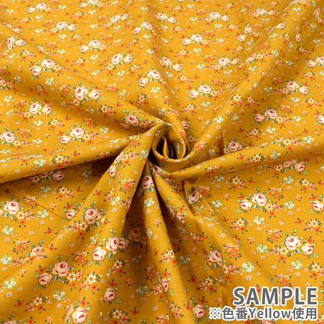生地 Tilda-ティルダ- Creating Memories Springコレクション Gracie グレイシー(130117) Yellow.イエロー 09Ac04_