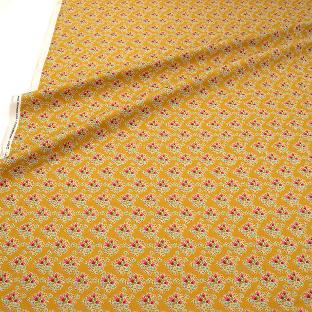生地 Tilda-ティルダ- Creating Memories Springコレクション Lulu ルル(130123) Yellow.イエロー 09Ac04_