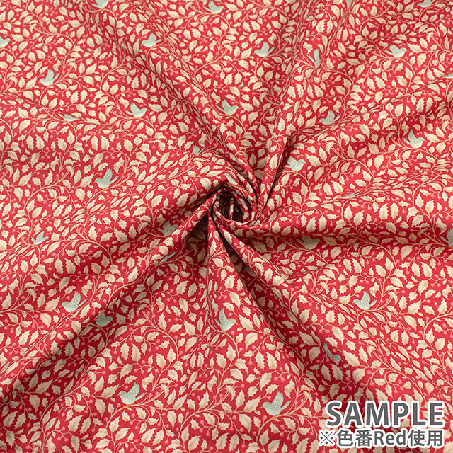 生地 Tilda-ティルダ- Merry Little Christmasコレクション Holly ホリー(100621) Red.レッド 09Ac04_