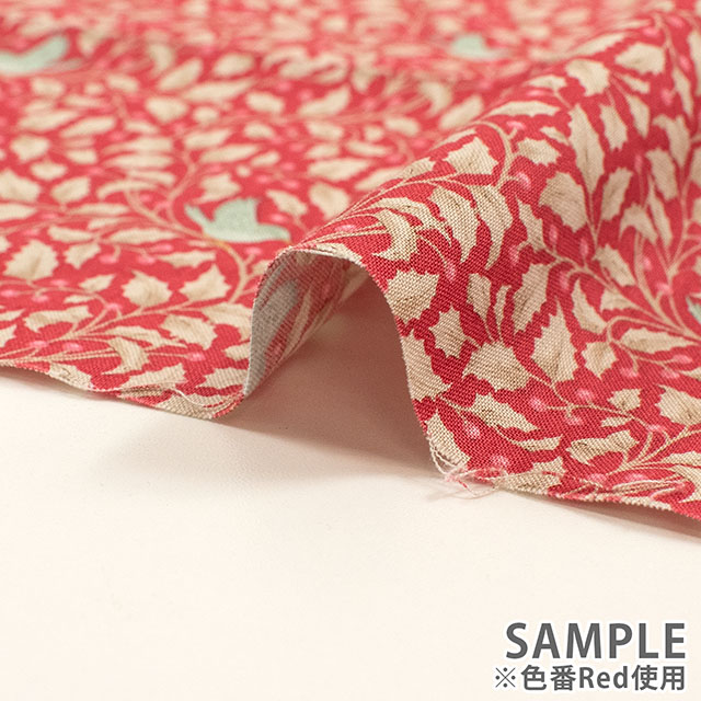 生地 Tilda-ティルダ- Merry Little Christmasコレクション Holly ホリー(100621) Red.レッド 09Ac04_