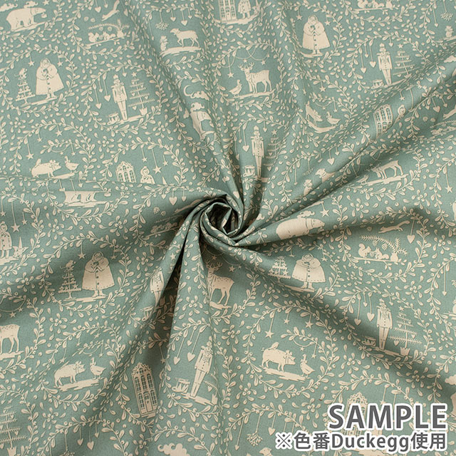 生地 Tilda-ティルダ- Merry Little Christmasコレクション Paperscenes ペーパーシーン(100629) Duckegg.ダックエッグ 09Ac04_