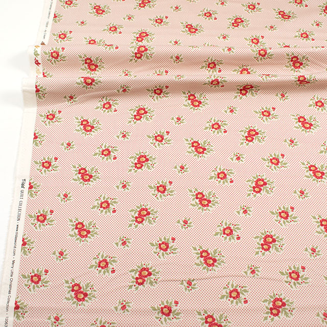 生地 Tilda-ティルダ- Merry Little Christmasコレクション Joy ジョイ(100638) Cream.クリーム 09Ac04_