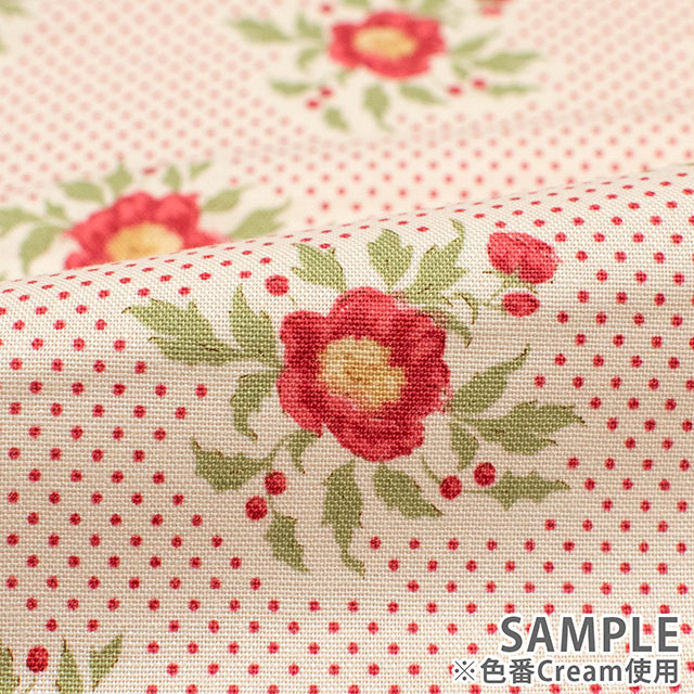 生地 Tilda-ティルダ- Merry Little Christmasコレクション Joy ジョイ(100638) Cream.クリーム 09Ac04_