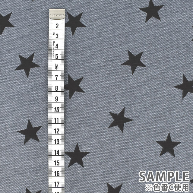 生地 Tip-Top ティップトップ 星/オックス(DT10412S) C.グレー 09Bk23_