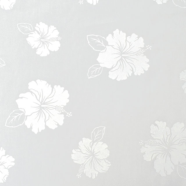 生地 T/Cブロード ハワイアンプリント ハイビスカス(TM5550) A.ホワイト 99Zz99_