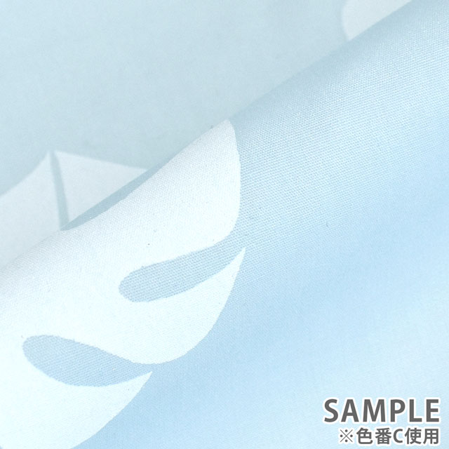 生地 T/Cブロード ハワイアンプリント モンステラ(TM5560) A.ホワイト 99Zz99_