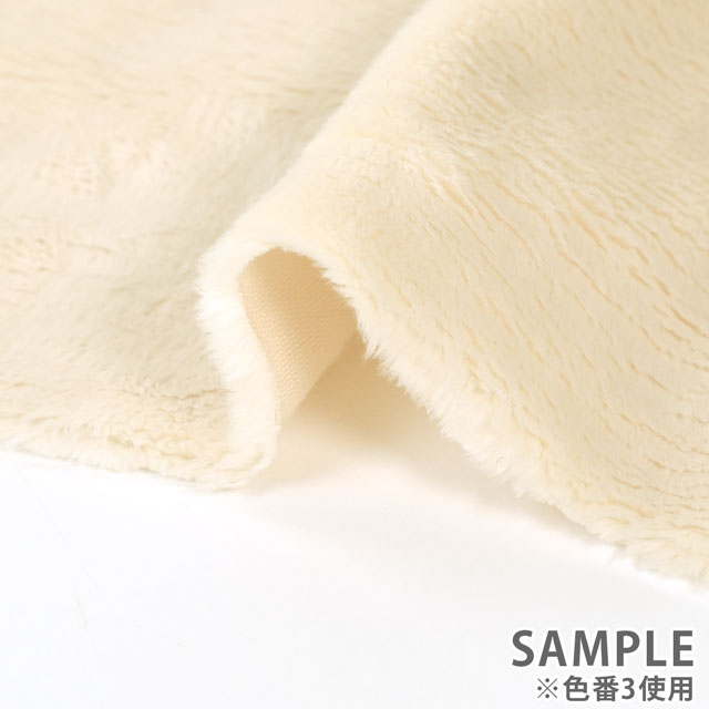 生地 マイクロムートン(TS2) 3.ベージュ 10Bn99_