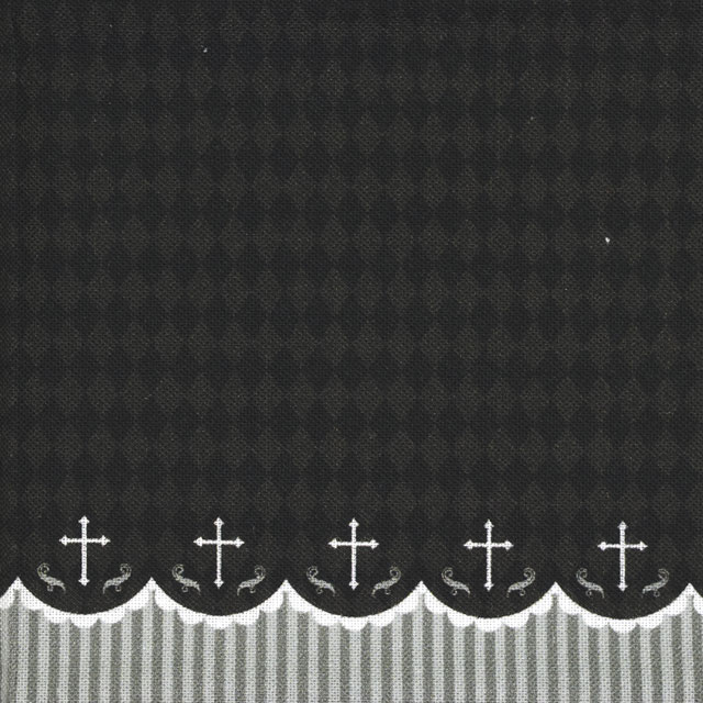 カットクロス ちいさな世界のちいさな生地(TTF-17) ゴシッククロス 06Ab99_