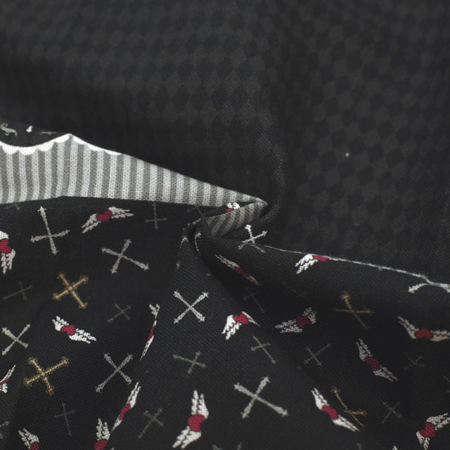 カットクロス ちいさな世界のちいさな生地(TTF-17) ゴシッククロス 06Ab99_