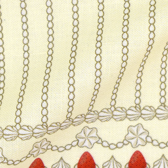 カットクロス ちいさな世界のちいさな生地(TTF-20) ストロベリー 06Ab99_