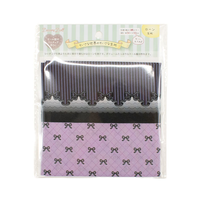 カットクロス ちいさな世界のちいさな生地 milk latte-ミルクラテ- リボン/ローン(TTL-15) 06Ab99_