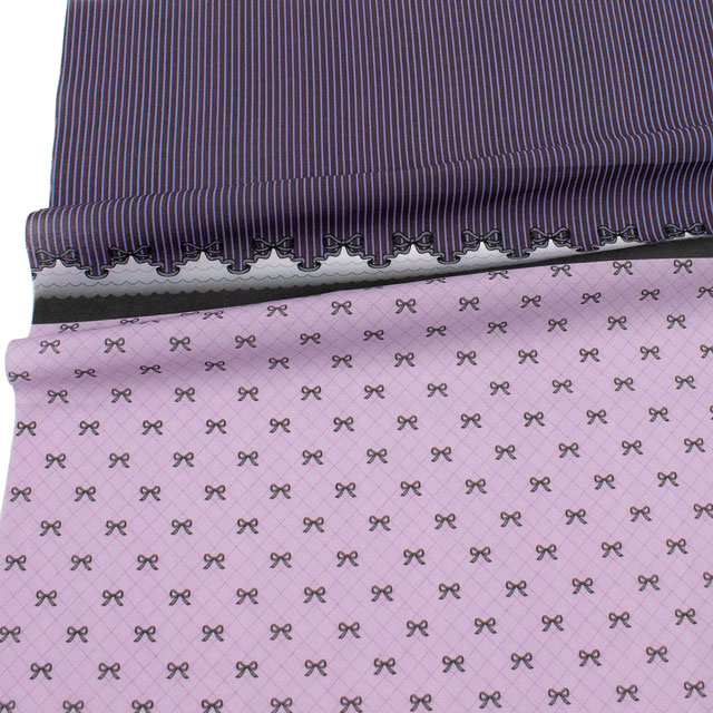 カットクロス ちいさな世界のちいさな生地 milk latte-ミルクラテ- リボン/ローン(TTL-15) 06Ab99_