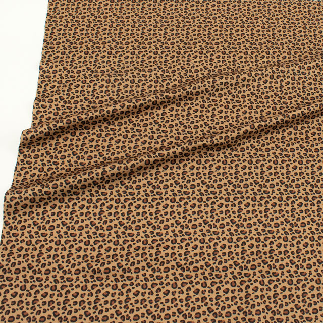 カットクロス ちいさな世界のちいさな生地 レオパード/スムースニット(TTN-12) 06Ab99_