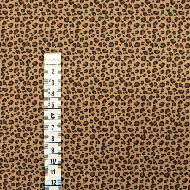 カットクロス ちいさな世界のちいさな生地 レオパード/スムースニット(TTN-12) 06Ab99_